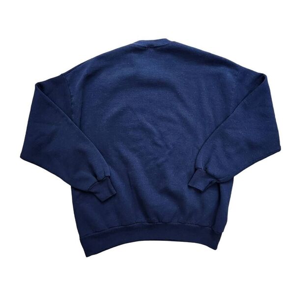 90s JERZEES Grid Tag MADE IN USA  Sweatshirt size men's XL Blue cotton blend - Picture 8 of 8